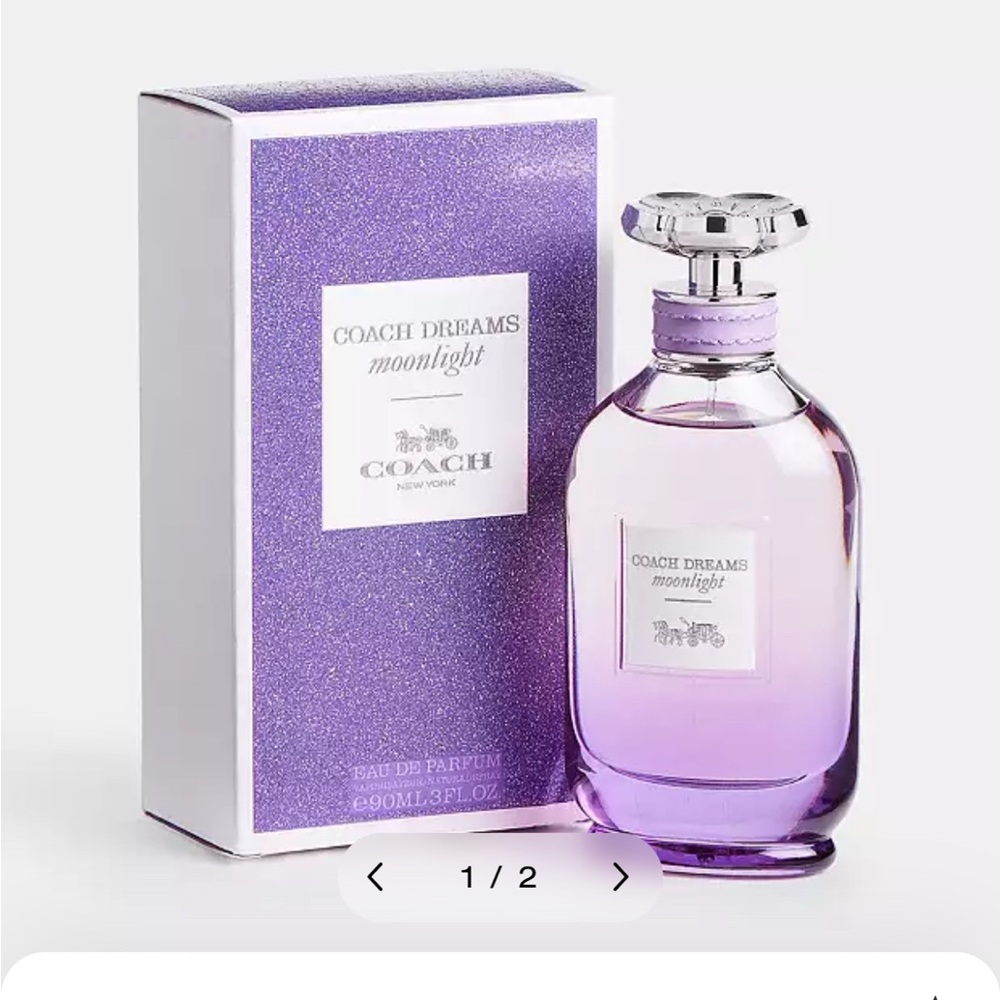 Coach Dreams Moonlight Perfume in Purple Box